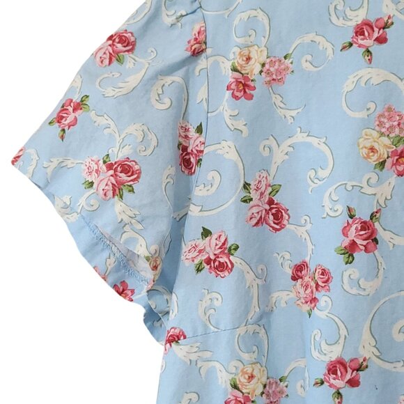 Bernie Dexter Womens Sharon Dress Floral Manor Print 2X Rockabilly Retro Pinup B - Picture 11 of 16